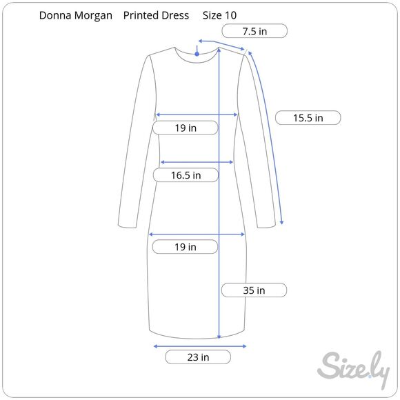 Donna Morgan Midi Sheath Stretchy Dress 3/4 sleeves Red Pink Purple Sz 10 Medium - Picture 10 of 11